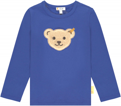 Steiff Langarmshirt mit Quietsche Bär in ultramarine 6063