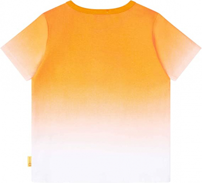 Steiff T-Shirt mit Quietsch Bär 3122 Farbverlauf Nectarine 4033