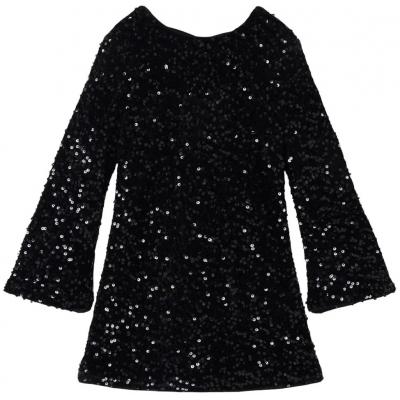 name it glitzerndes Pailletten Kleid nkfRUSITTA in schwarz