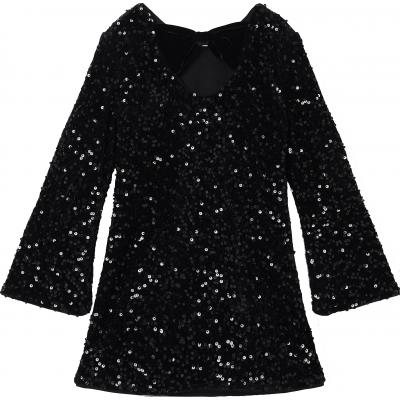 name it glitzerndes Pailletten Kleid nkfRUSITTA in schwarz