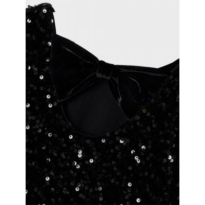 name it glitzerndes Pailletten Kleid nkfRUSITTA in schwarz