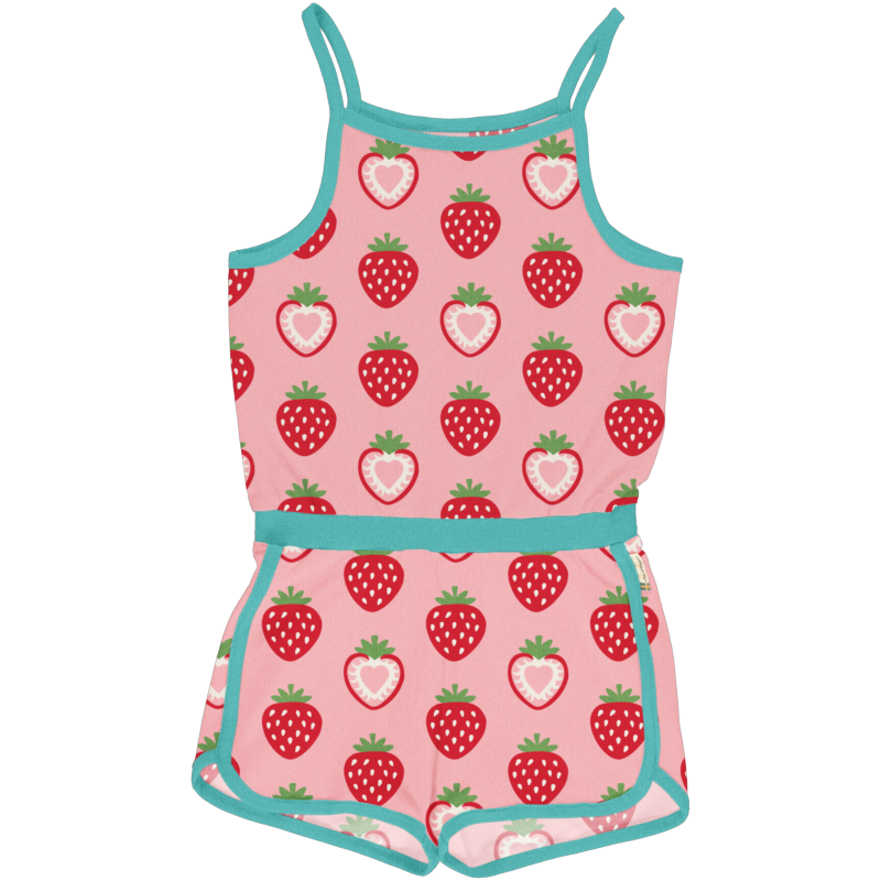 maxomorra Sommer Overall Jumpsuit in Jumpsuit Strawberry