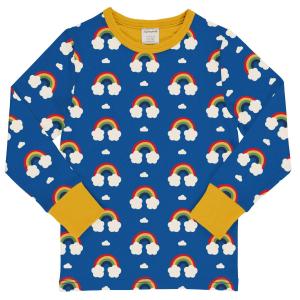 maxomorra Kinder Langarmshirt Regenbogen Top LS RAINBOW