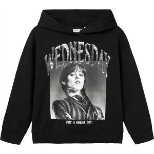 name it Kapuzenpulli Hoodie Wednesday nkfoxara in schwarz