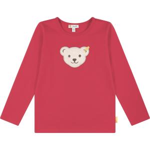 Steiff Langarmshirt Quietsch Bär 4039 in rot